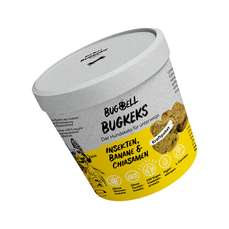 BugKeks Adult gelb Banane & Chiasamen