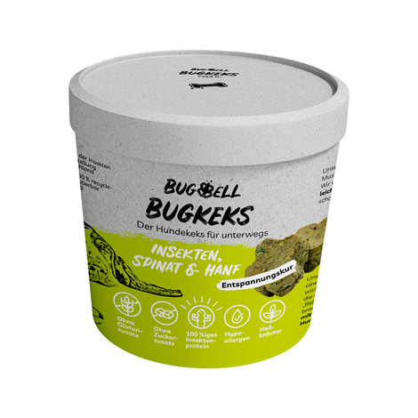 BugKeks Adult grün Spinat & Hanf
