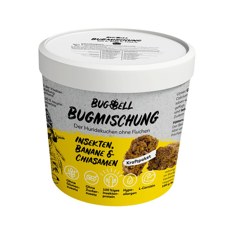 BugMischung Adult gelb Banane & Chiasamen