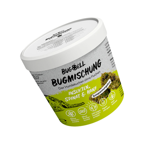 BugMischung Adult grün Spinat & Hanf