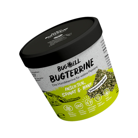 BugTerrine Adult grün Spinat & Hanf