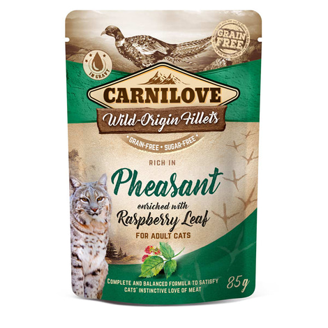 Carnilove Cat Pouch Ragout - Multipack mit 4 Sorten (Turkey, Duck, Trout, Pheasant) - 12x85g