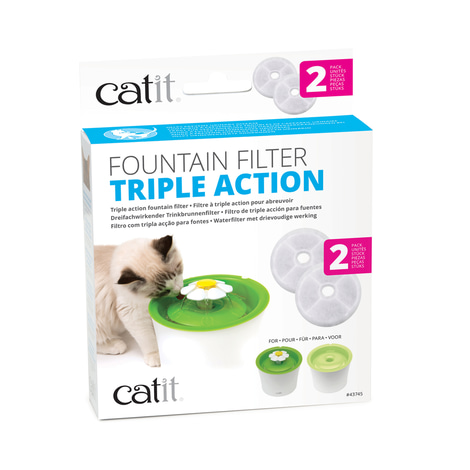 Catit 2.0 Triple Action Ersatzfilter für Blumen-Trinkbrunnen