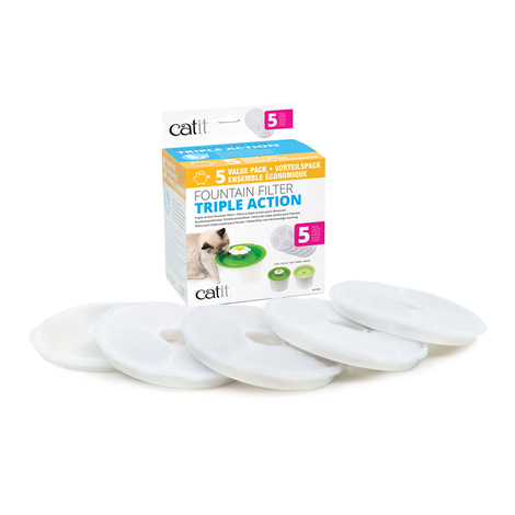 Catit 2.0 Triple Action Ersatzfilter für Blumen-Trinkbrunnen