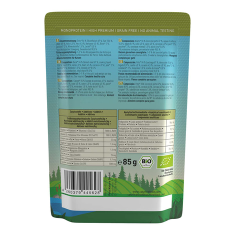 catz finefood Bio No.505 Ente Pouch