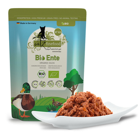 catz finefood Bio No.505 Ente Pouch