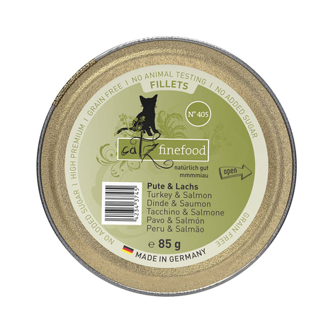 catz finefood Fillets N°405 Pute & Lachs in Jelly