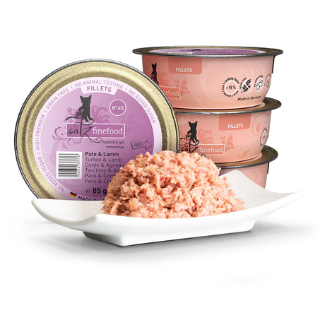 catz finefood Fillets N°411 Pute & Lamm in Jelly