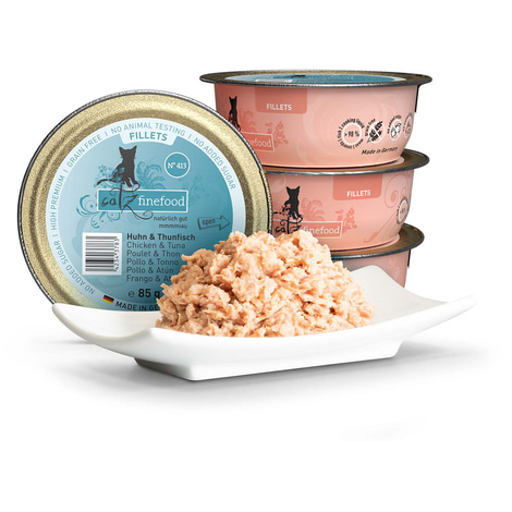 catz finefood Fillets N°413 Huhn & Thunfisch in Jelly