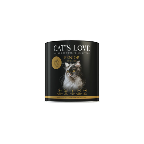 Cat's Love Trockenfutter Senior Ente 400g