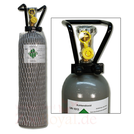 CO2 Flasche - Mehrweg-Vorratsflasche mit 2kg Füllung