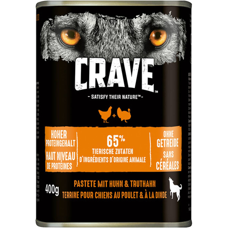 CRAVE Dose mit Huhn und Truthahn