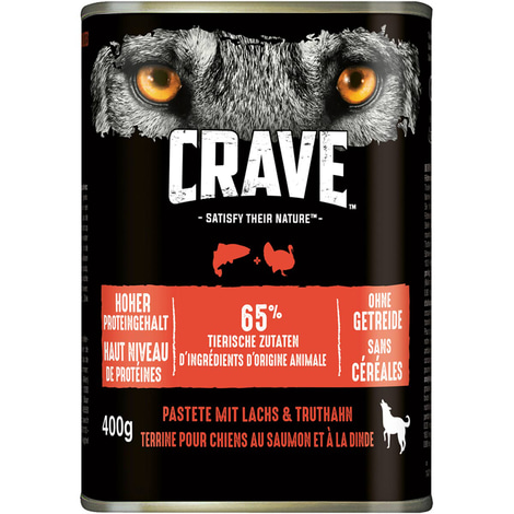 CRAVE Dose mit Lachs und Truthahn