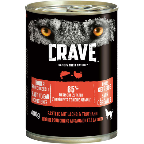 CRAVE Dose mit Lachs und Truthahn