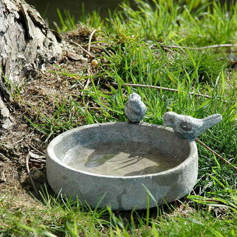 dobar Vogeltränke Pool-Oase 18 cm aus Keramik
