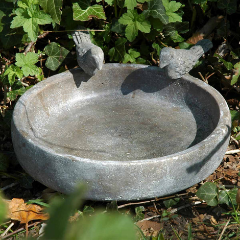 dobar Vogeltränke Pool-Oase 24,5 cm aus Keramik