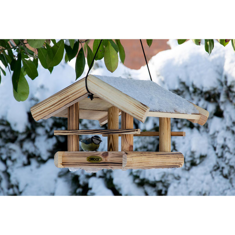 Dobar Vogelfutterhaus zum Aufhängen, geflammt