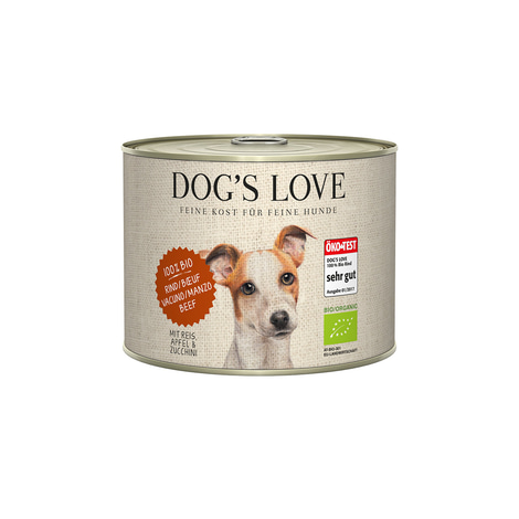 Dog's Love Bio Rind mit Reis, Apfel und Zucchini