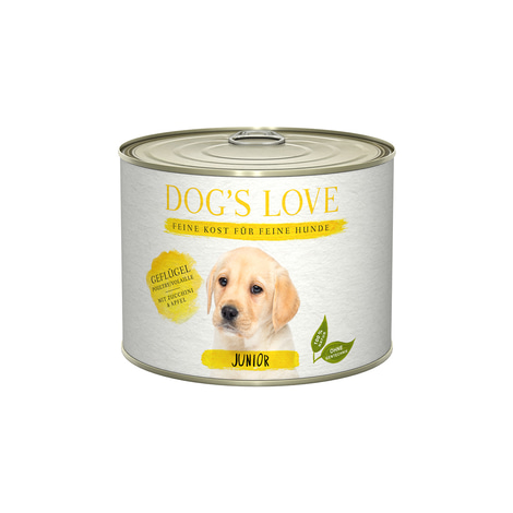 Dog's Love Junior Geflügel mit Zucchini und Apfel
