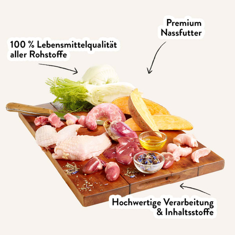 Dogs'n Tiger Fein Gemacht Junior Nassfutter Huhn