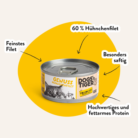 Dogs'n Tiger Genuss Nassfutter Hühnerfilet