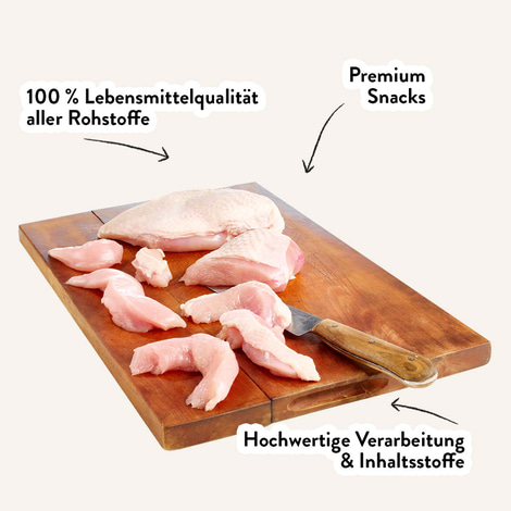 Dogs'n Tiger Päuschen gefriergetrocknetes Filet Huhn (L) 80g
