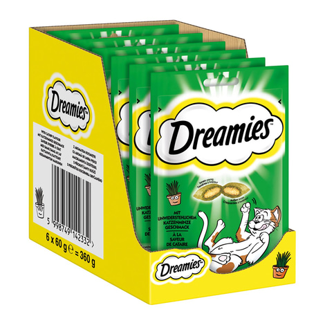 DREAMIES™ Portionsbeutel mit Katzenminze Geschmack