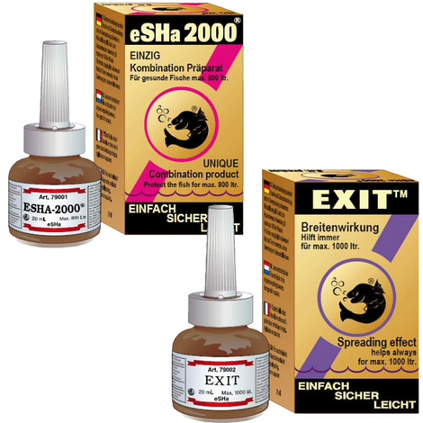 eSHa 2000 + EXIT, die Aquarium Notfallhilfe