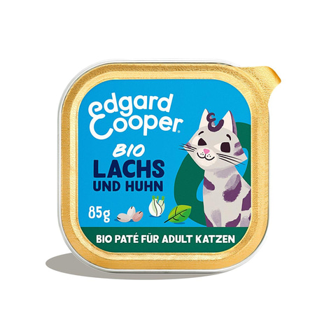Edgard & Cooper Paté Bio-Lachs und Bio-Huhn
