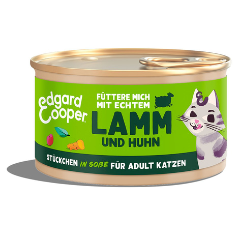 Edgard & Cooper Stückchen in Soße Adult Lamm & Freilandhuhn