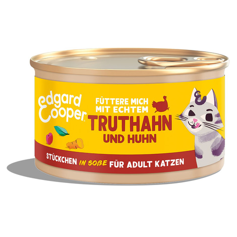 Edgard & Cooper Katze Stückchen in Soße Adult Multipack