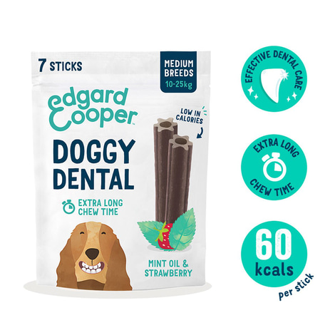 Edgard & Cooper Doggy Dental Erdbeere/Minze M
