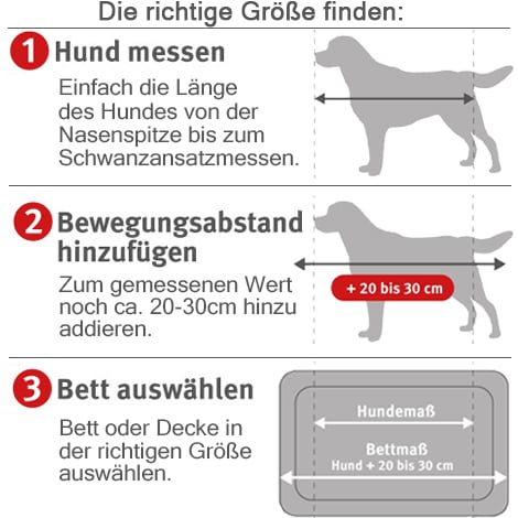 Knuffelwuff bedrucktes Hundebett The best Dog Mira braun