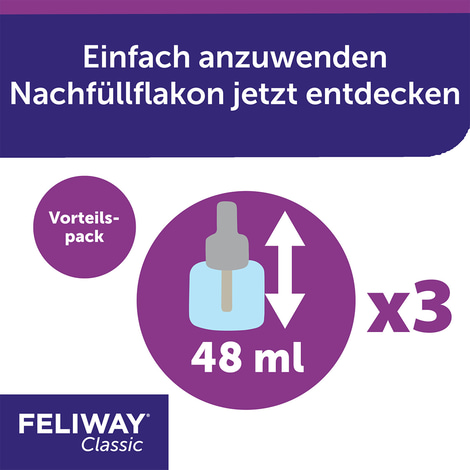 Feliway Classic 3x30 Tage Vorteilspack