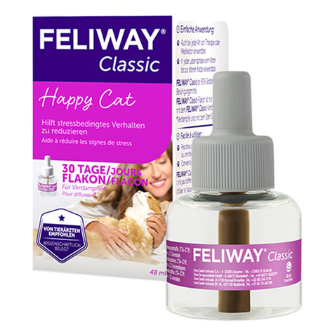 Feliway Classic Verdampfer 1 Monats-Nachfüllflakon 48ml