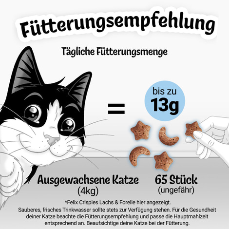 FELIX Crispies Katzensnack Rind- und Huhngeschmack
