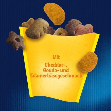 FELIX KnabberMix Dreikäsehoch Katzensnack bunter Mix