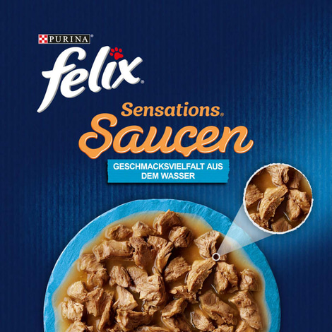 FELIX Sensations Saucen Geschmacksvielfalt aus dem Wasser 12x85g