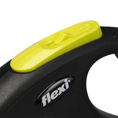 flexi New NEON Gurtleine 5m schwarz
