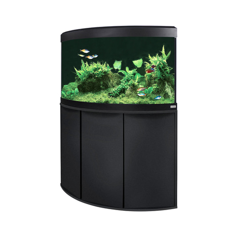 Fluval Komplett Eck-Aquarium mit Unterschrank Venezia 190