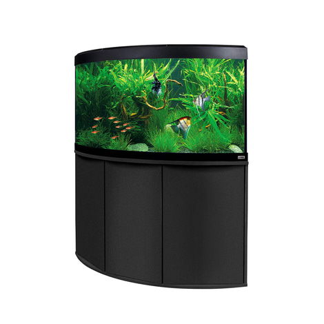 Fluval Komplett Eck-Aquarium mit Unterschrank Venezia 350