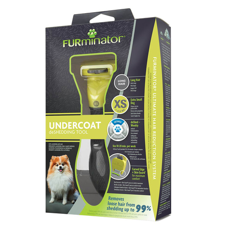 FURminator Hund Langhaar Bürste für Unterwolle