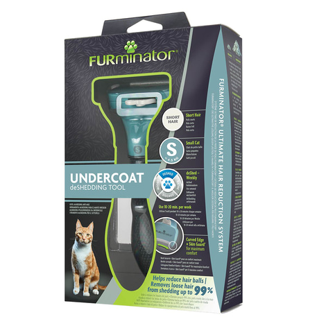 FURminator Katze Kurzhaar Bürste für Unterwolle