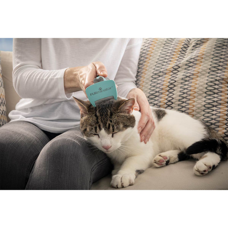 FURminator Katze Langhaar Bürste für Unterwolle