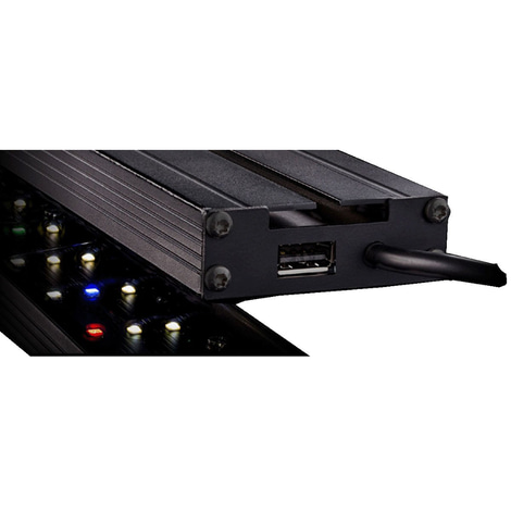 Giesemann Aquariumabdeckung SPHERA LED silber eloxiert inkl. Pulzar LED