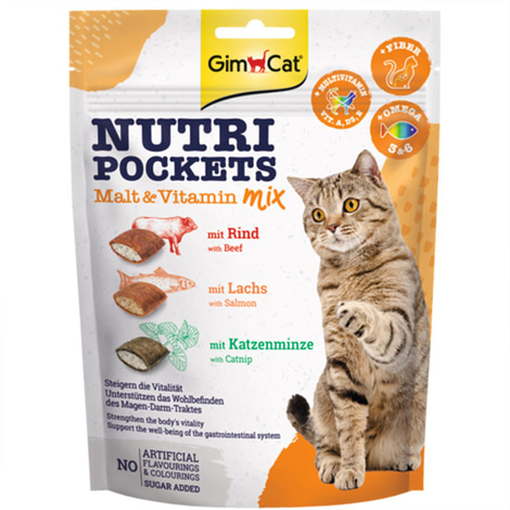 GimCat Nutri Pockets Malt&Vitamin Mix