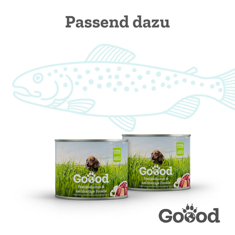 Goood Mini Junior Freilandlamm & nachhaltige Forelle