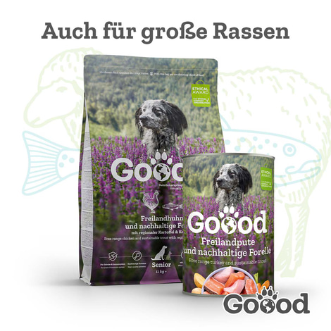 Goood Mini Senior Freilandhuhn & nachhaltige Forelle