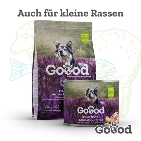 Goood Senior Freilandpute & nachhaltige Forelle