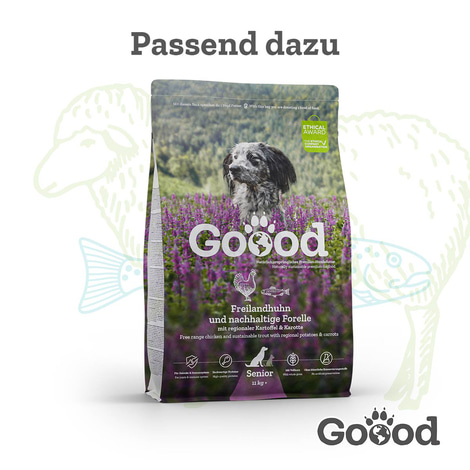 Goood Senior Freilandpute & nachhaltige Forelle
